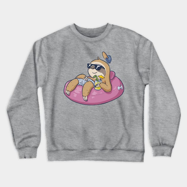 Weekend Sloth (light) Crewneck Sweatshirt by MBGraphiX